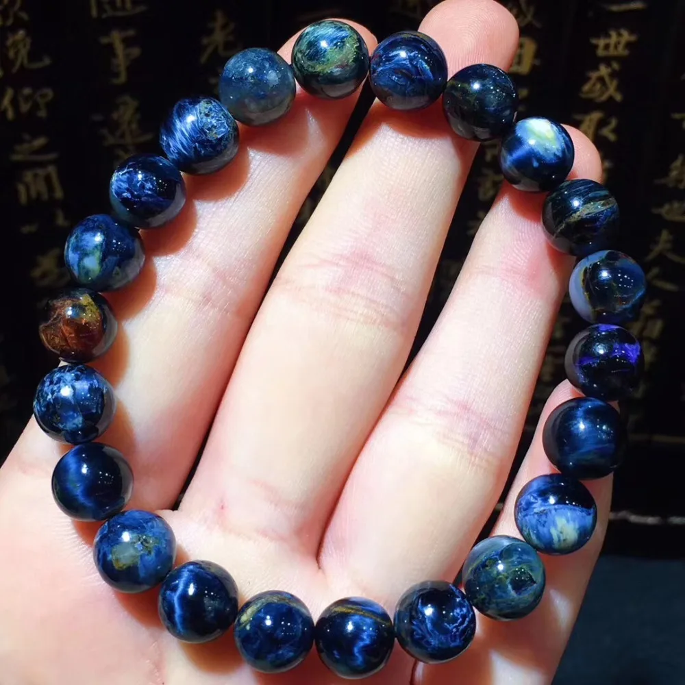 Новое поступление 2018 браслет из натурального камня редкого пиетера 9 мм для