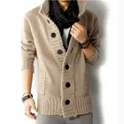 Мужские зимние теплые свитера, водолазка, кардиган, свитера, новые модные мужские толстые теплые свитера, кардиган, Повседневные свитера