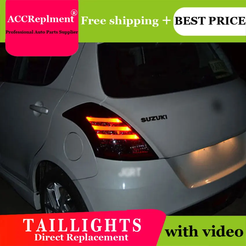 JGRT стайлинга автомобилей для SUZUKI Swift задних светильник s 2014-2015 светодиодный