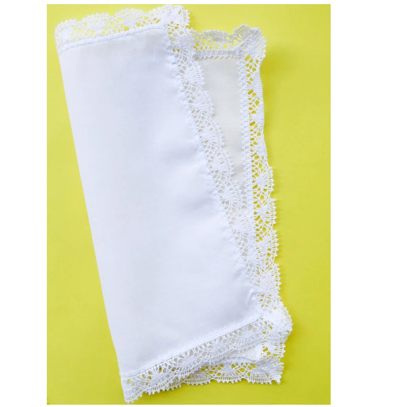BAIYIXIN Hanky женские свадебные вязаные крючком кружевные носовые платки 60 s