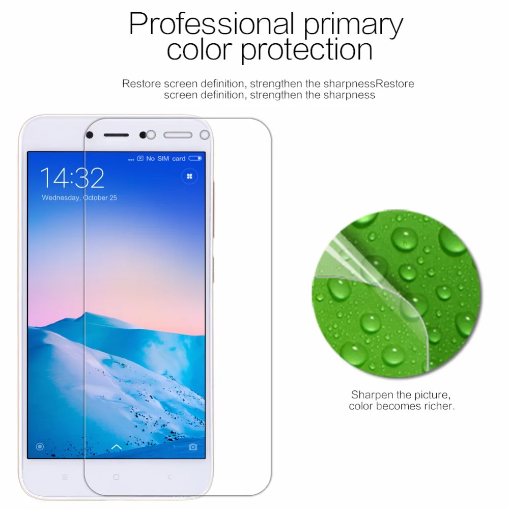 Nillkin прозрачный ПЭТ высокий прозрачный/матовый redmi 5a протектор экрана для Xiaomi redmi 5a защитная пленка 5 дюймов
