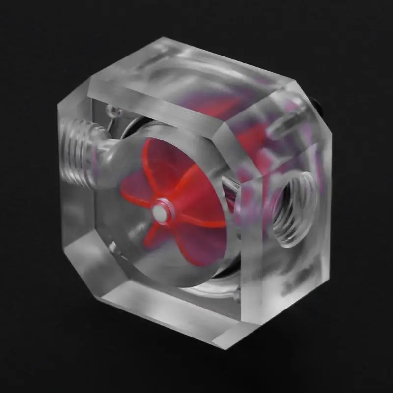 Аксессуары для ПК RGB G1/4 многоцветный светодиодный жидкостное охлаждение воды расходомер индикатор для системой водяного охлаждения