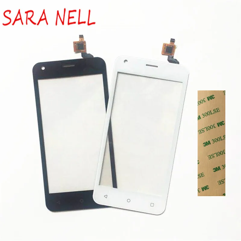 Sara NELL телефон сенсорный экран для Fly FS454 nimbus 8 FS 454 сенсор дигитайзер переднее
