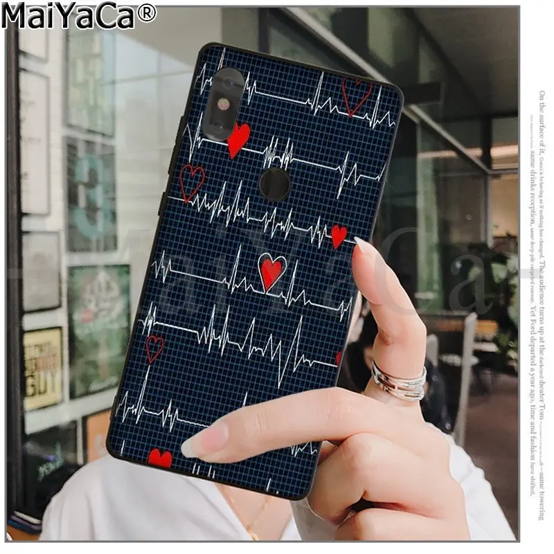 Мягкий чехол для телефона MaiYaCa медсестры медицинской медицины здоровья и сердца