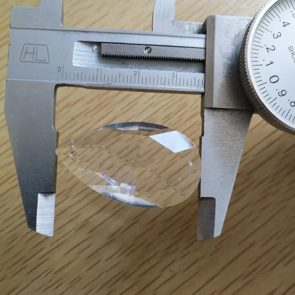 38мм 50шт + 50мм 50шт Прозрачные стеклянные слезы хрустальные подвески для люстры из частей K9-солнцезащитного призмы на.