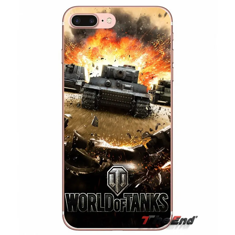 Для Samsung Galaxy J1 J2 J3 J5 J7 A3 A5 A7 2015 2016 2017 J530 J730 Fundas Coque world of tanks game WOT art Logo мягкий