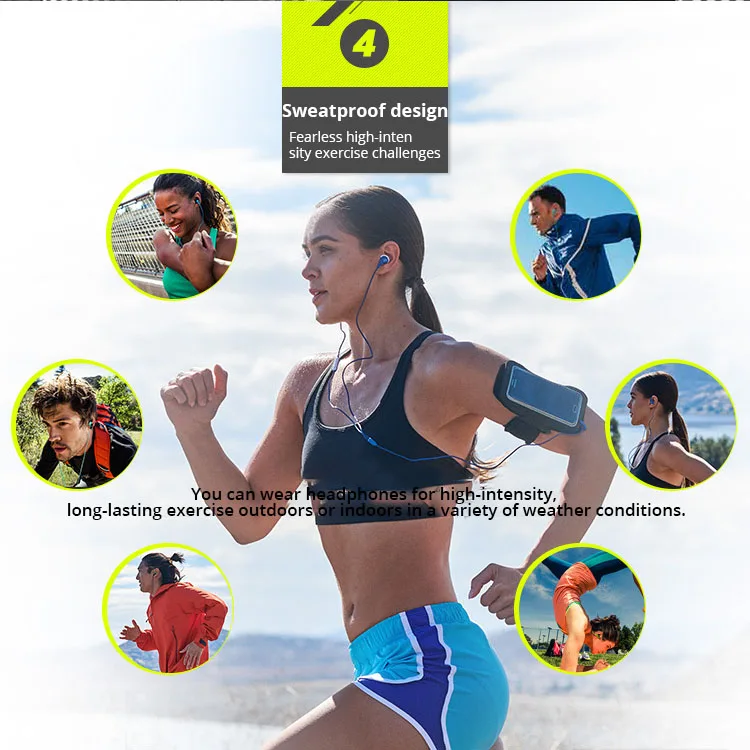 JBL Endurance Run наушники-вкладыши спортивные бас пот-доказательство магнитные наушники в линии управления громкой связи с микрофоном для iPhone Android