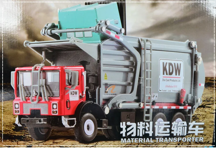 Free shipping high quality 1:50 kaidiwei brand Engineering Vehicle model Wholesale toy car similar as siku-material transporter | Игрушки и