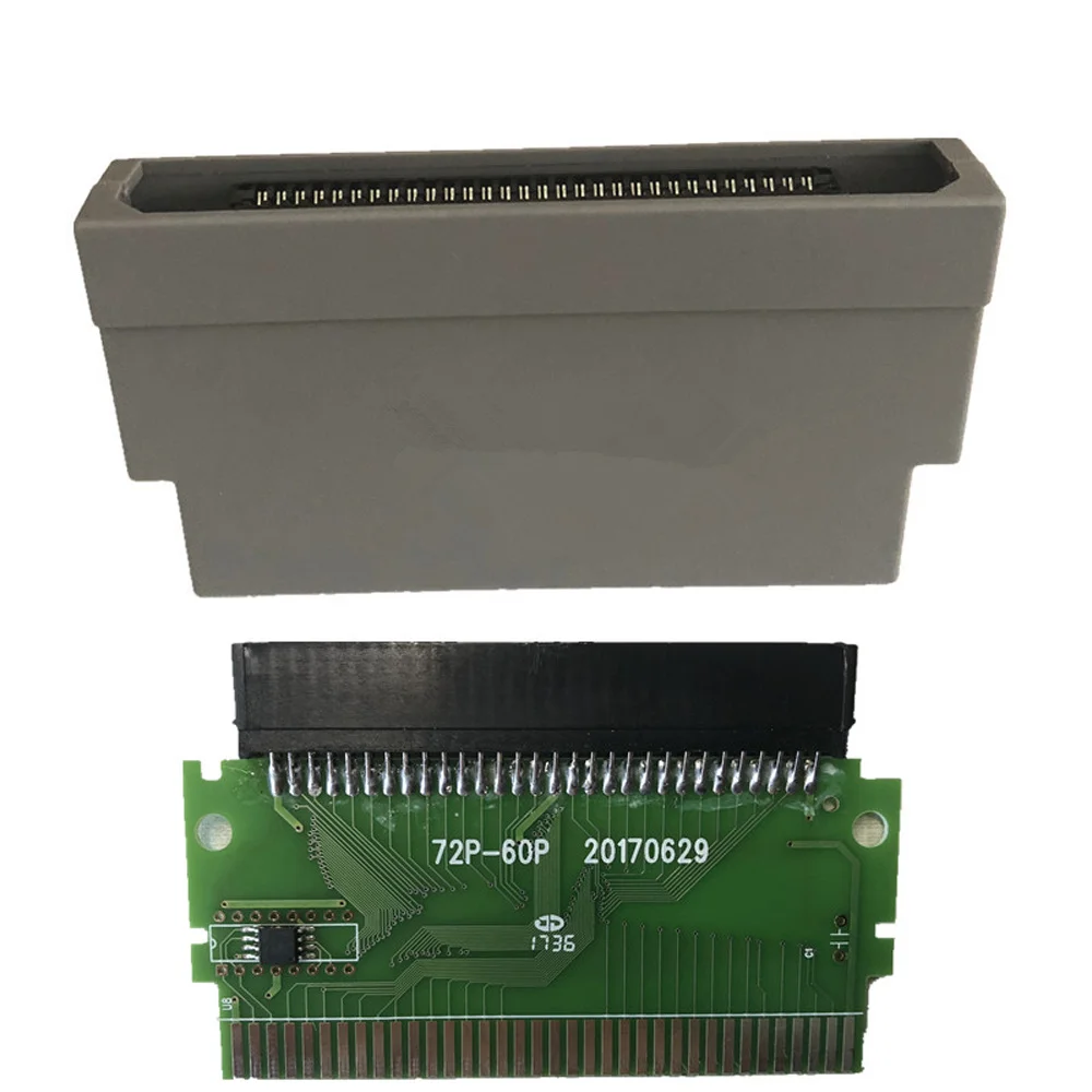 PCB 60 Pin до 72 игровой картридж конвертер с оболочкой для F C N E S карты|Чехлы| |