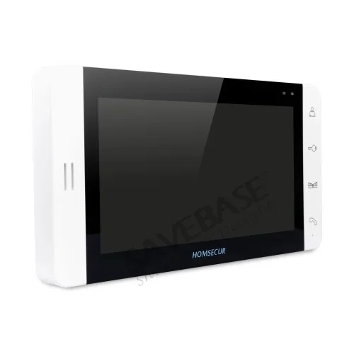 HOMSECUR 7 "проводной видео и аудио Домашний домофон с черной камерой для квартиры