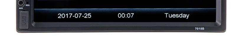 2 Din Автомобильный Радио Видео плеер 7 ''HD Bluetooth заднего вида Стерео FM MP3 MP4 MP5 Аудио USB AUX Авто Электроника Авторадио 7018B