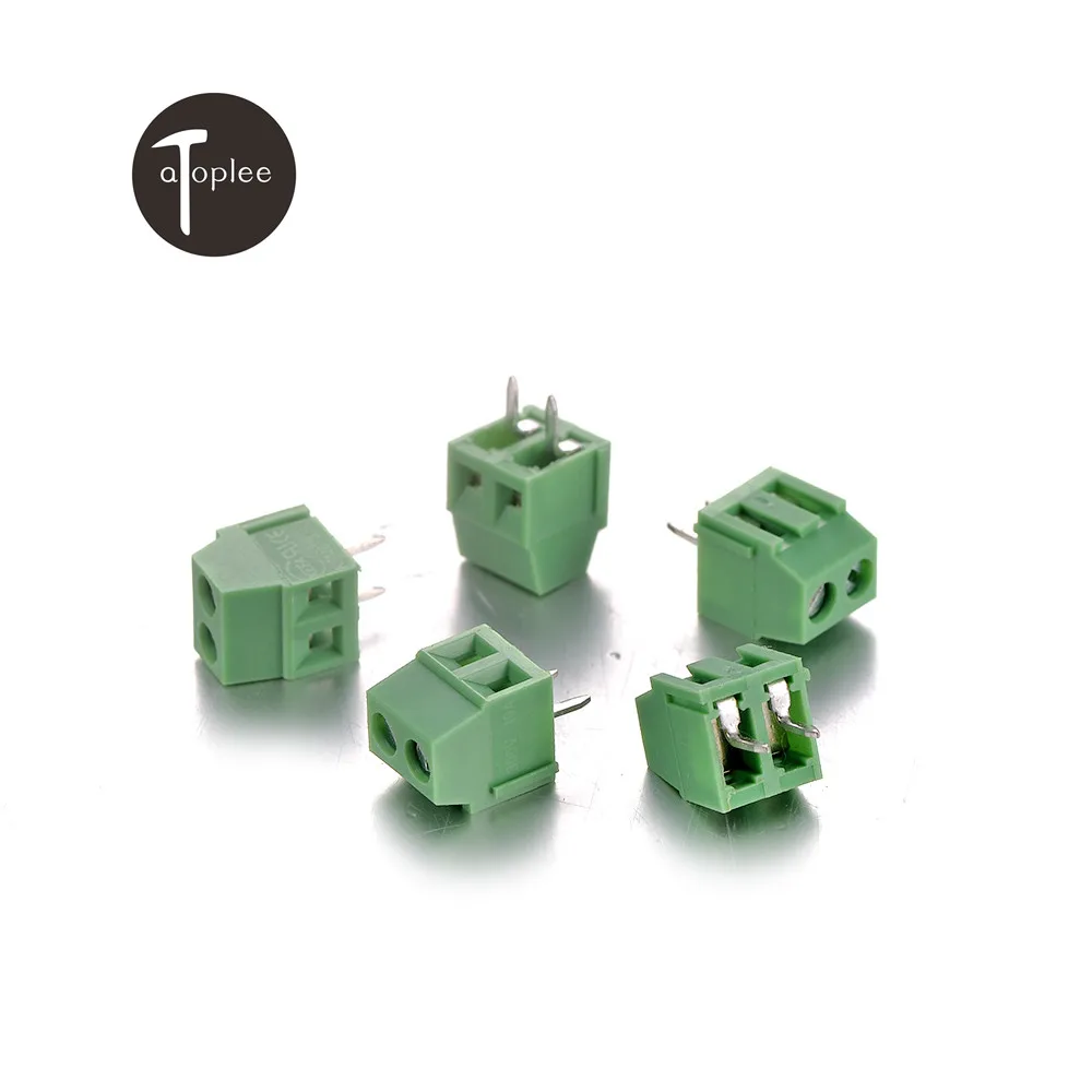 Фонарь 20/40/100/200 шт. 2 штырька 3 5 мм винтового типа PCB гнездовой разъем