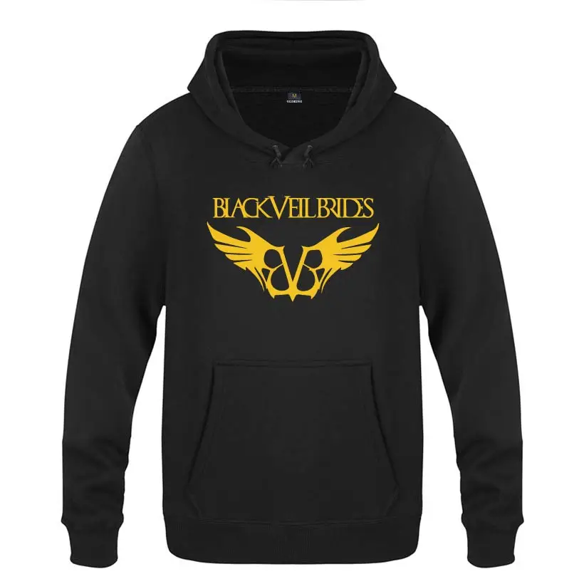 Black Veil Brides Rock Music Sweatshirts Men 2018 Mens Hooded Fleece Pullover Hoodies | Мужская одежда