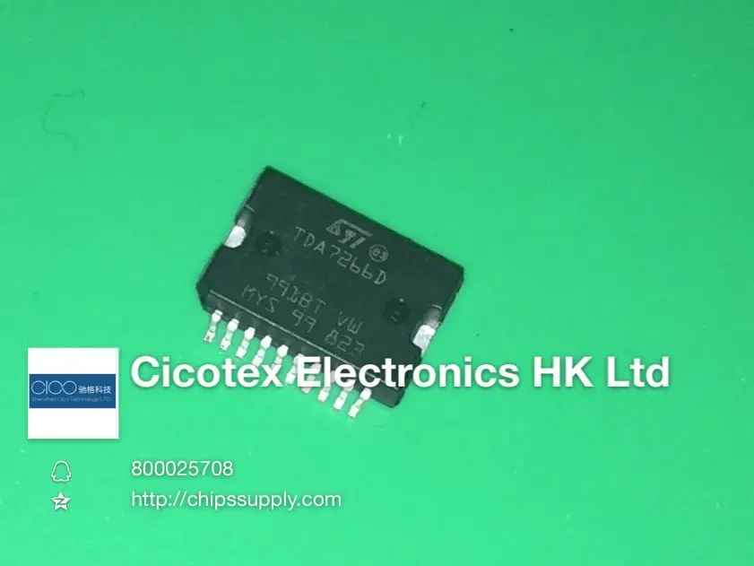 

4pcs/lot TDA7266D 13TR SOP-20 TDA7266DTR TDA 7266 D IC AMP BRIDGE DUAL 5W POWERSO20 TDA7266D13-TR TDA7266D13TR