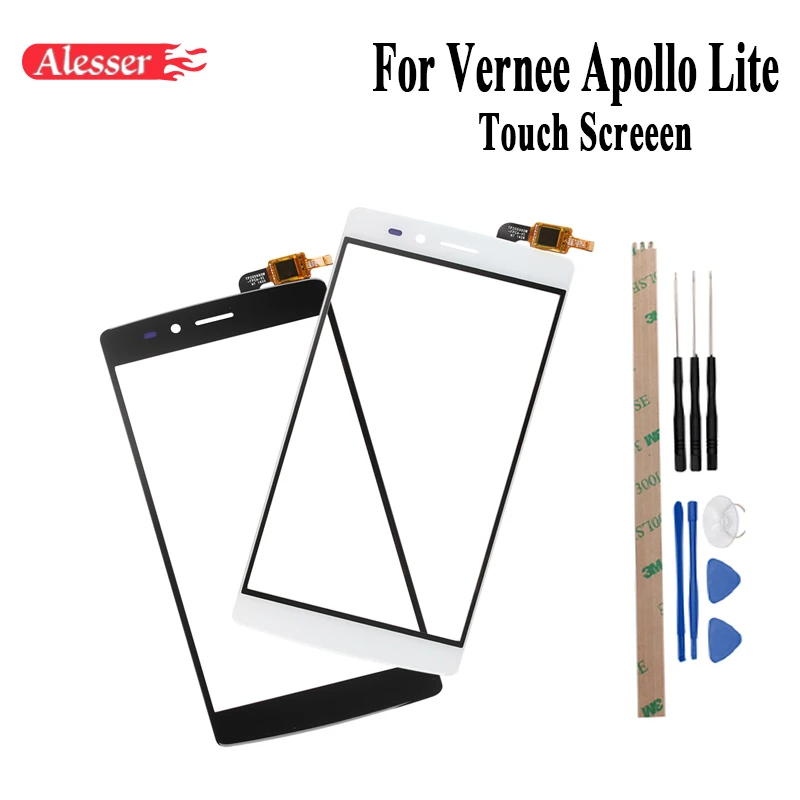 Alesser для vernee Apollo Lite Сенсорный экран идеальный ремонт Запчасти 5,5 ''сенсорная панель для vernee Apollo Lite мобильного телефона