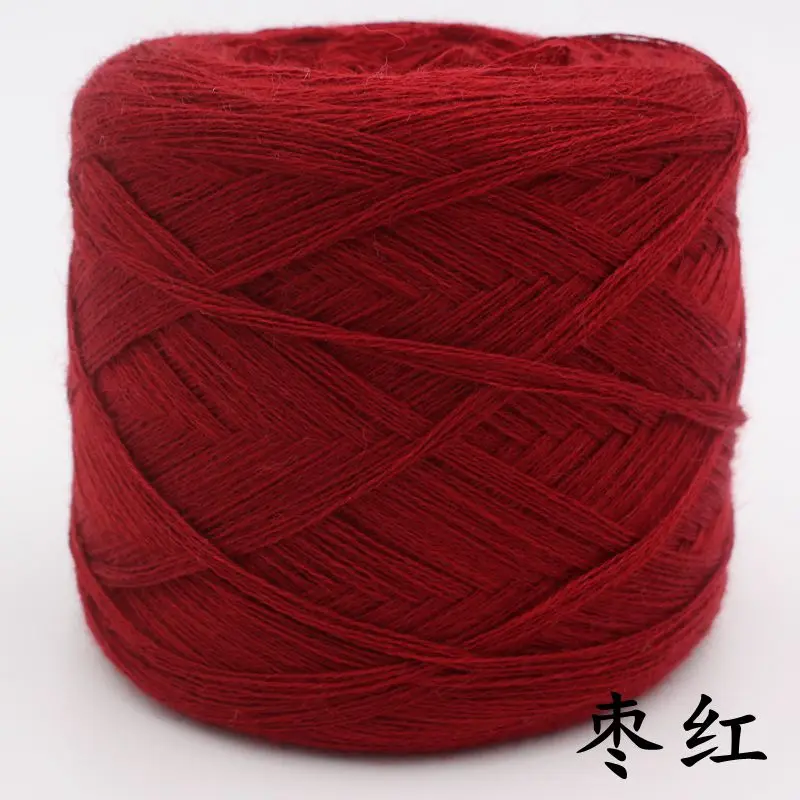 date red 250 г/шт. неотбеленная оригинальная экологическая здоровая 70% шерстяная вязанная Пряжа Детская натуральная мягкая пряжа для вязания крючком - Цвет: date red