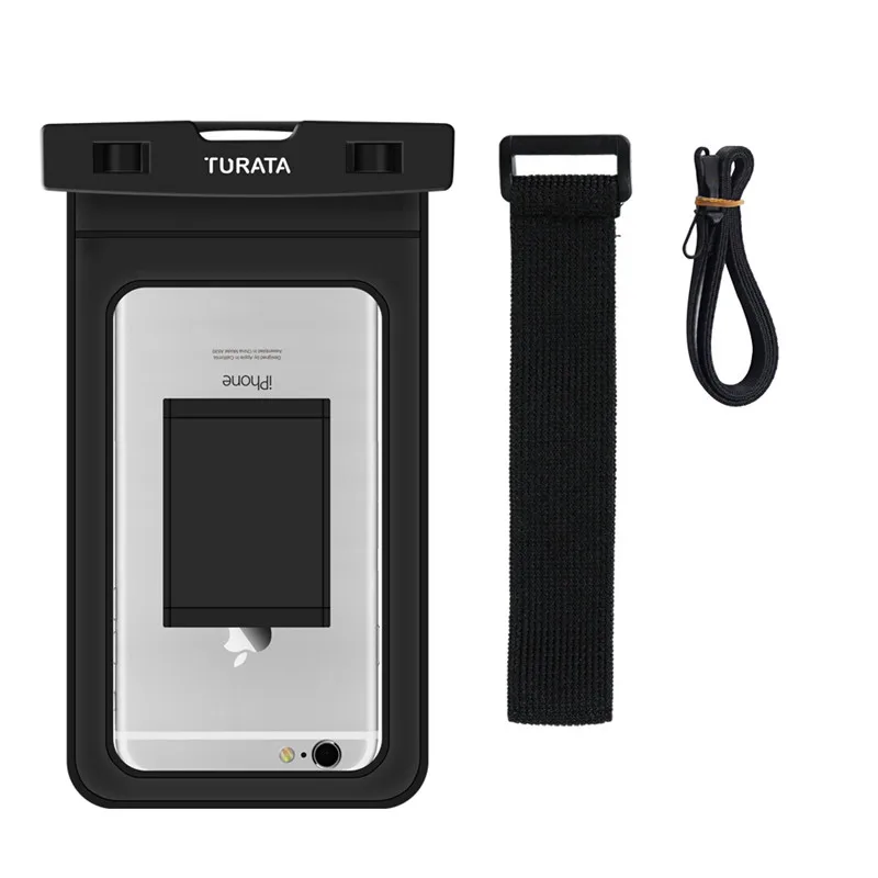 Turata IPX8 Waterproof Case Cover For iPhone 4S 5 5S 6 6S 7 Plus Samsung Galaxy S5 S6 S7 S8 Edge Mobile Phone Bag Up to 6.0&quot | Мобильные