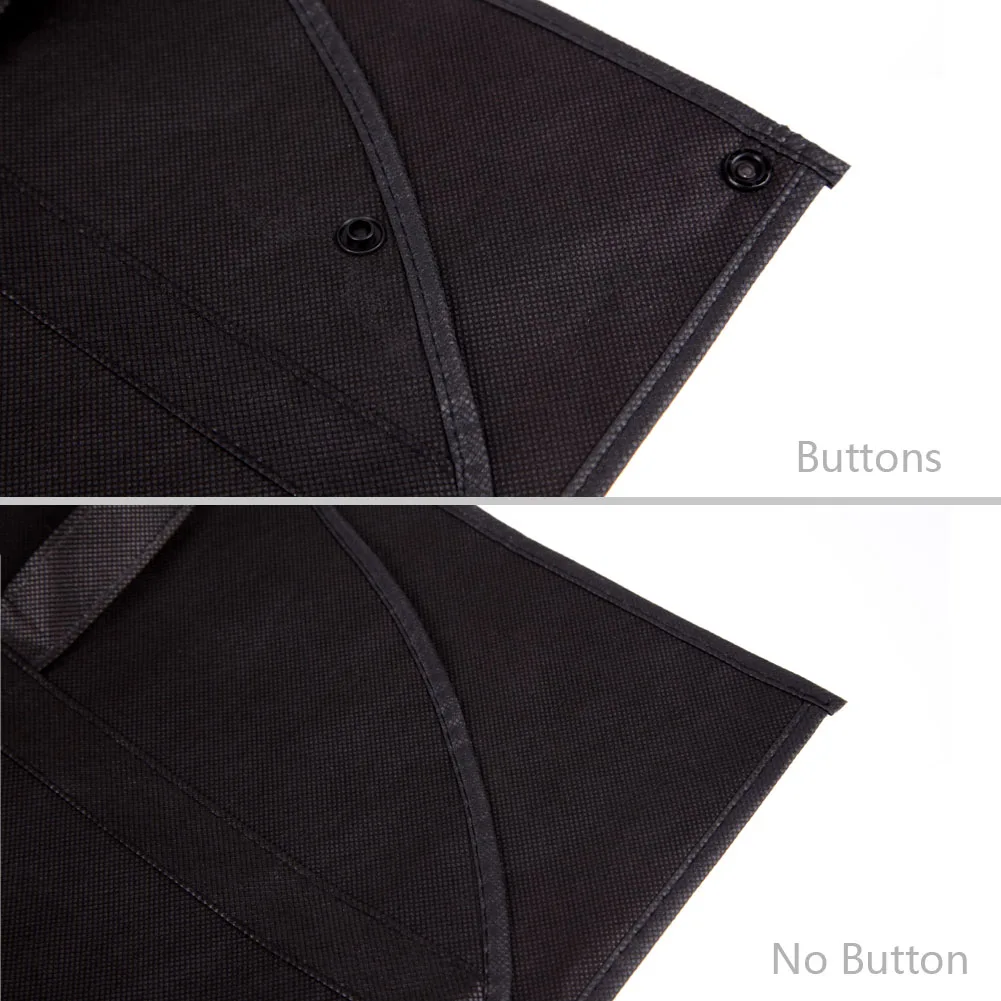 1 шт. черная Пылезащитная вешалка для пальто одежды костюма сумки хранения чехлы