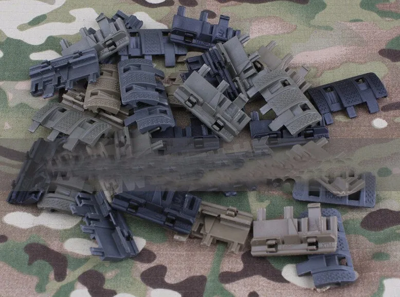 32 шт. в 1 упаковке тактические страйкбольные рельсы крышки панелей плоские Pat Pend 4