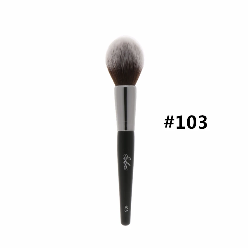 1 pc 103 without bag Sylyne хайлайтер кисть для пудры#103 профессиональный макияж кисти держатель мягкий лицо смешивание Румяна бронзант, контур кисти для макияжа - Handle Color: 1 pc 103 without bag