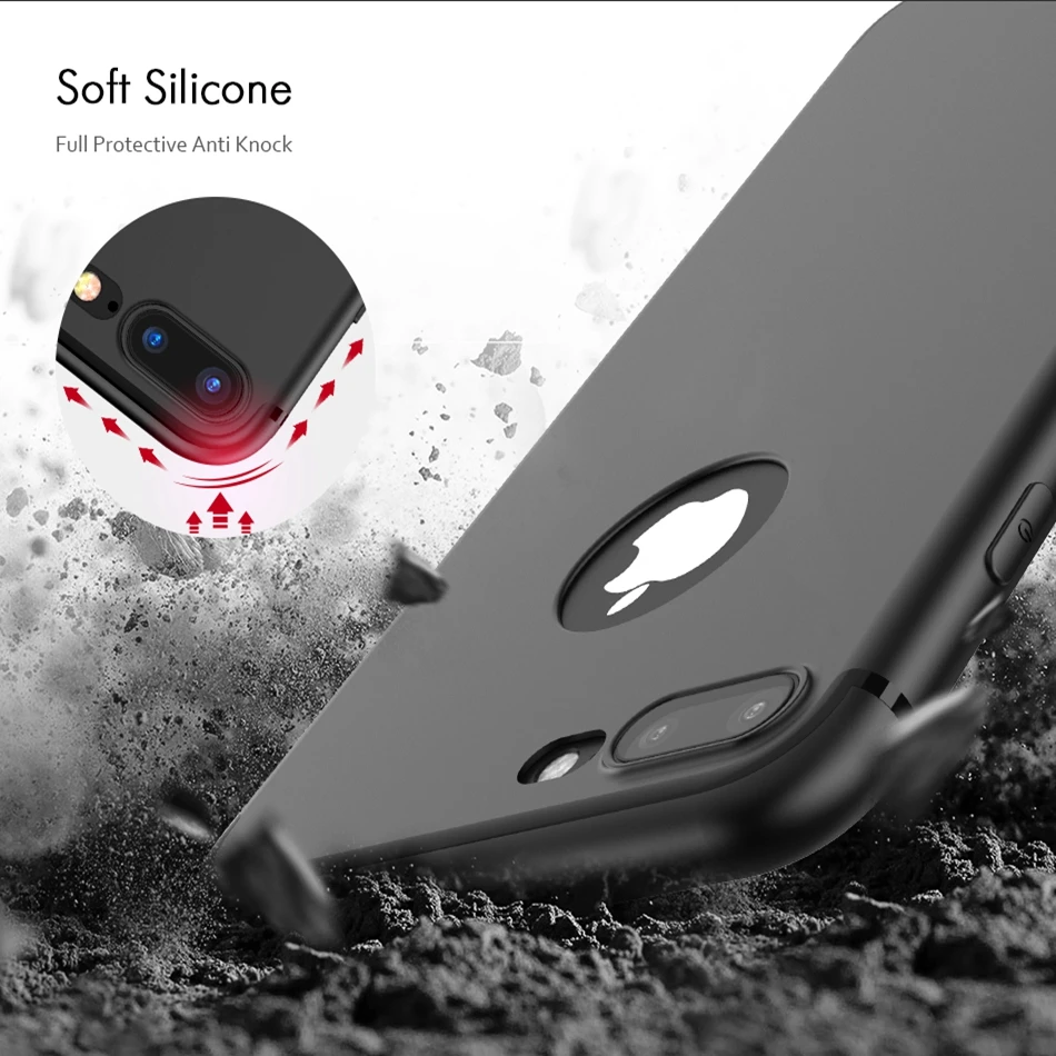 Новый роскошный Тонкий силиконовый чехол для Apple iPhone 6 S Plus 5 5S SE мягкий матовый из