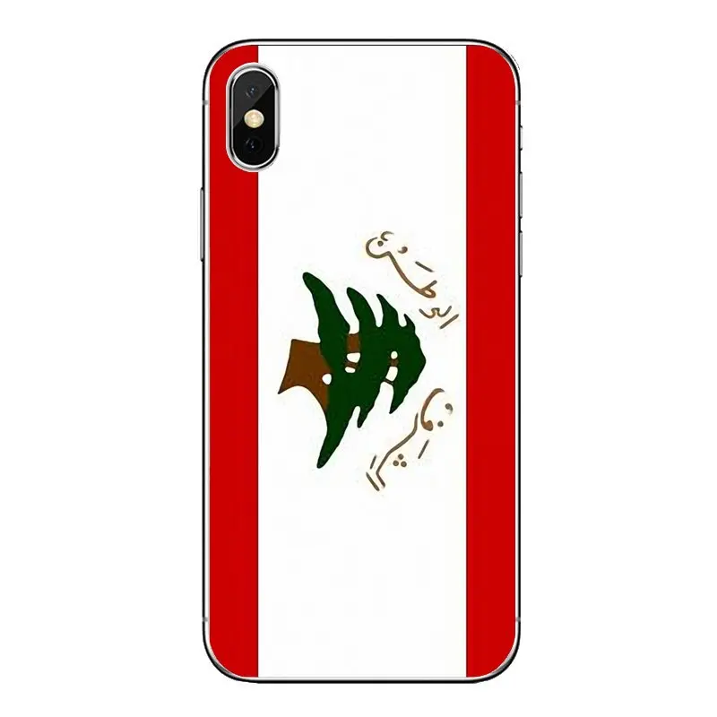Lebanan шероховатый флаг баннер для Huawei Honor 8 8C 8X 9 10 7A 7C Mate 20 Lite Pro P Smart Plus прозрачные