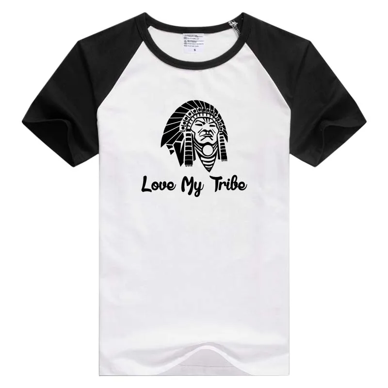 Повседневная мужская футболка Love My Tribe с коротким рукавом удобная крутая
