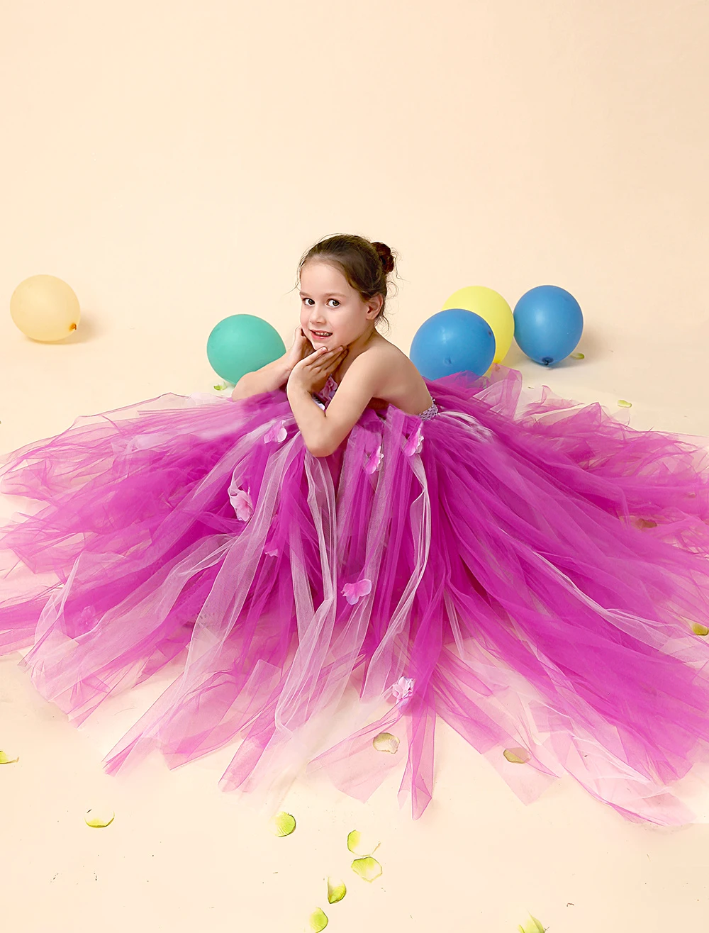 Toddler kids baby girl off shoulder dress princess pageant | Детская одежда и обувь