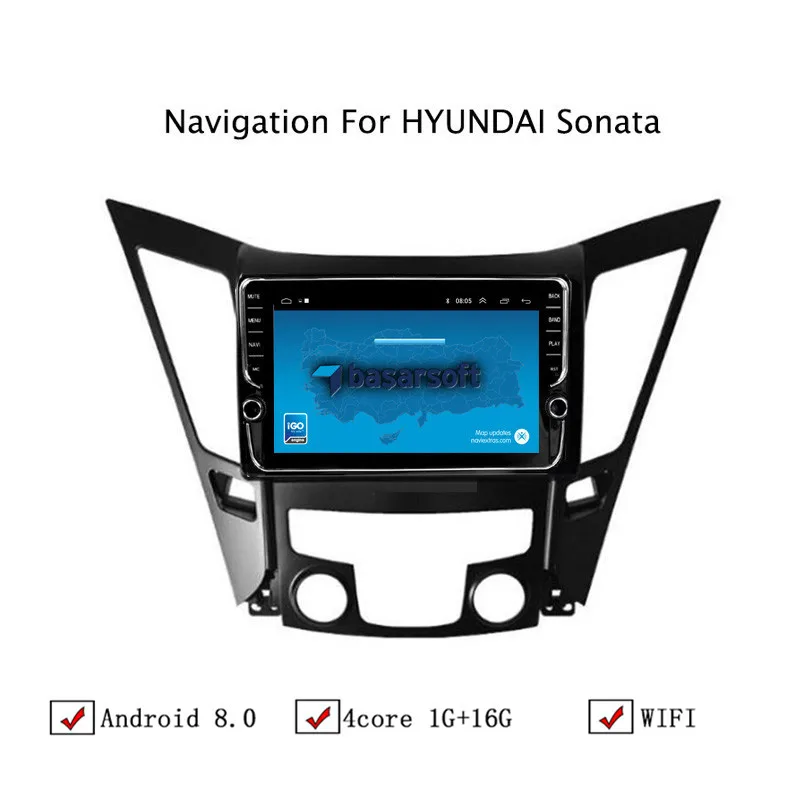 9 &quotAndroid 8 1 автомобильный gps навигатор для hyundai Sonata YF 2010 2015 Автомагнитола стерео