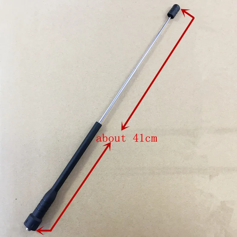 telescope uhf 400 470mhz antenna for motorola gp328 cp140 cp040 ep450 gp340 gp390 gp388 ptx760 pro5150etc walkie talkie 11 41cm free global shipping