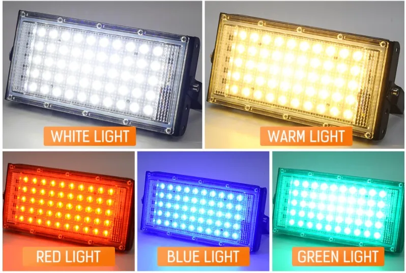 RGB LED прожектор 50 Вт ip66 водонепроницаемый SMD led R7S литой свет наружная реклама лампа
