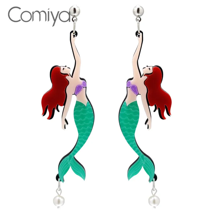 Comiya акриловый кулон русалки романтическое ювелирное изделие Kpop Bijoux Женские