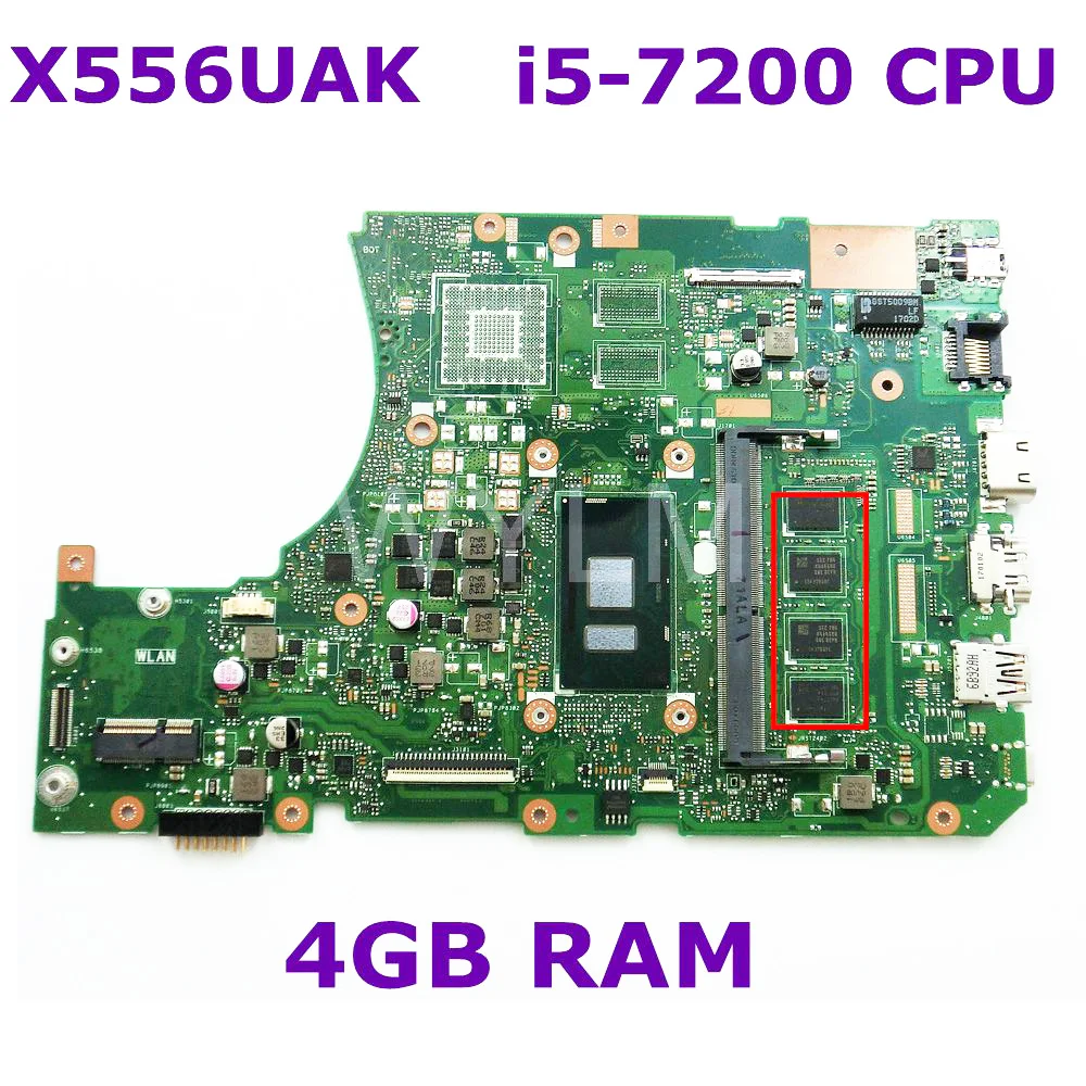 X556UAK с i5 7200 Процессор 4 Гб Оперативная память материнская плата Версия 3 1 для ASUS