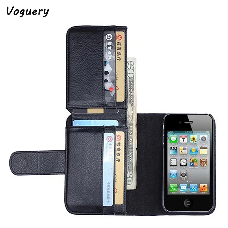 Voguery держатель для карт Флип Бумажник кожаный чехол Apple iPhone 5S 5 SE 6 6s 7 8 плюс multi Слот