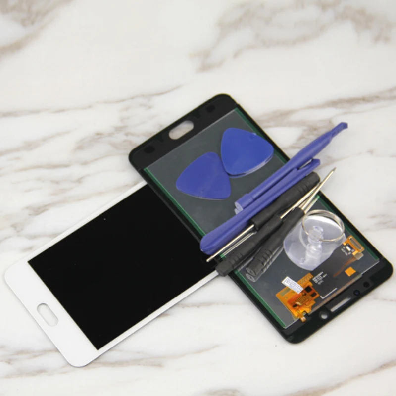 Тестирование ЖК дисплей для Samsung Galaxy c7 Pro C7010 Дисплей и Сенсорный экран Digitizer