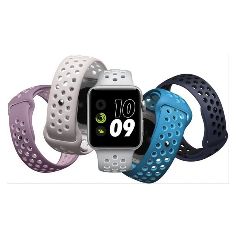 Силиконовый ремешок для iWatch 38/42 мм часов Apple Watch резиновый спортивные браслеты 3/2 |