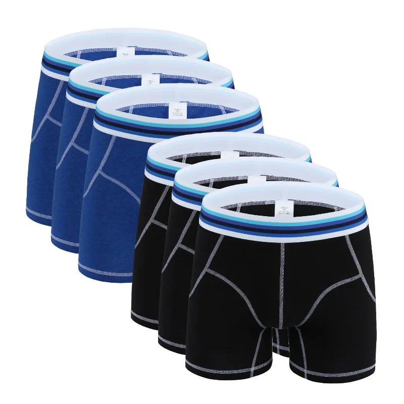 6 Pcs 0520 Mix A21 6 шт./партия, горячее Брендовое модное сексуальное мужское нижнее белье из хлопка высокого качества, мужские трусы-боксеры, мужские трусы, большие размеры - Цвет: 6 Pcs 0520 Mix A21