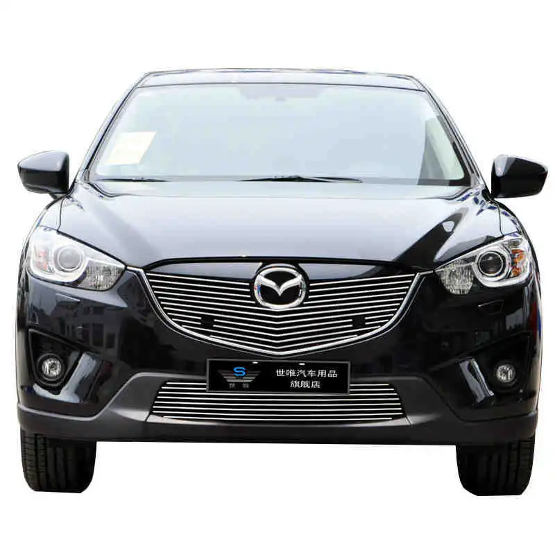 Для Mazda CX 5 2011 2016 2014 передний гоночный гриль решетка крышка отделка высокое
