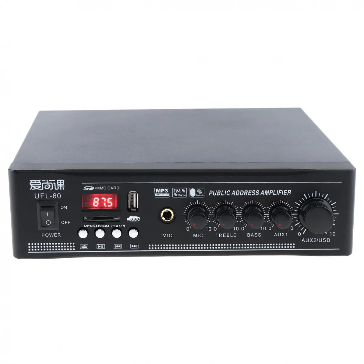 UFL-60 50w Bluetooth Constant Pressure Amplifier with USB Playback Function for Background Music System
