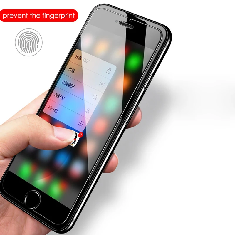 Защитное стекло wangcangli закаленное 9H для iphone X 8 6 6s 7 plus HD 5 защитная пленка|Защитные