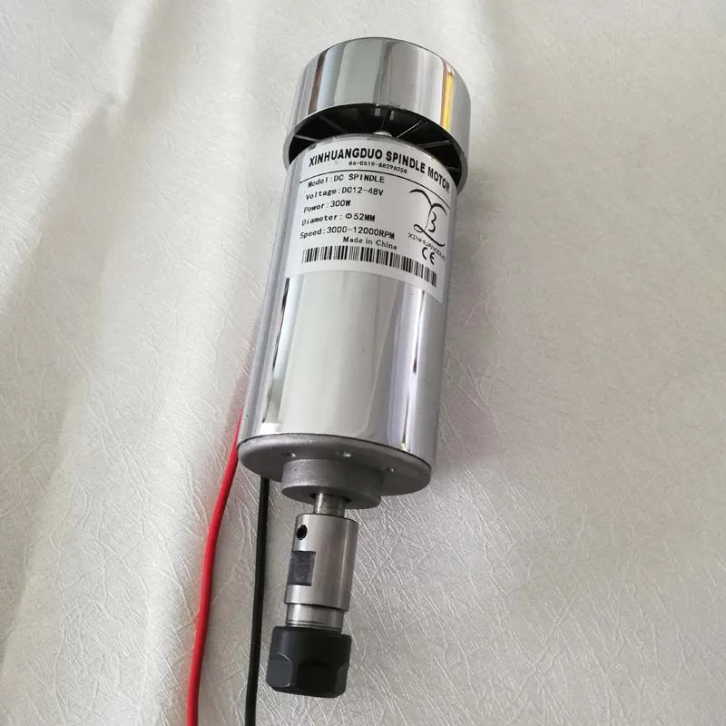 300 Вт Шпиндельный двигатель DC12-48V ER11 ER16 12000 об/мин 0.3квт шпиндель фрезерный станок с ЧПУ Шпиндельный мотор с ЧПУ