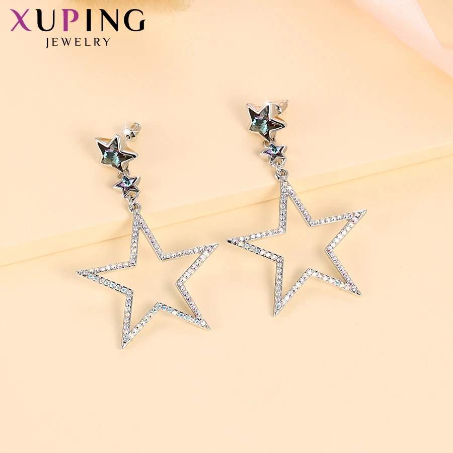 11,11 Xuping звезда серьги формы темперамент кристаллы от Swarovski Простые Ювелирные изделия для женщин рождественские подарки M67-20433
