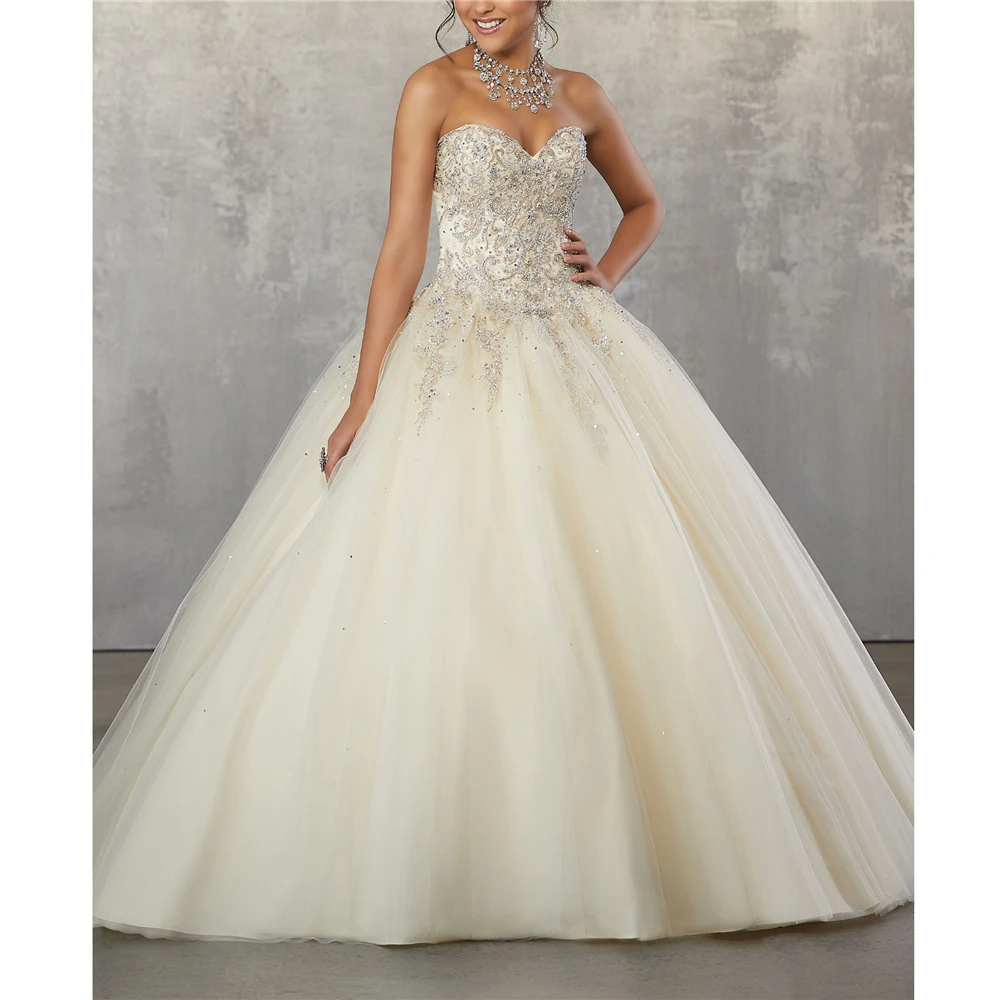 Элегантные Платья vestidos quinceanera с милым декольте, из тюля с курткой vestidos de 15 anos пышные платья