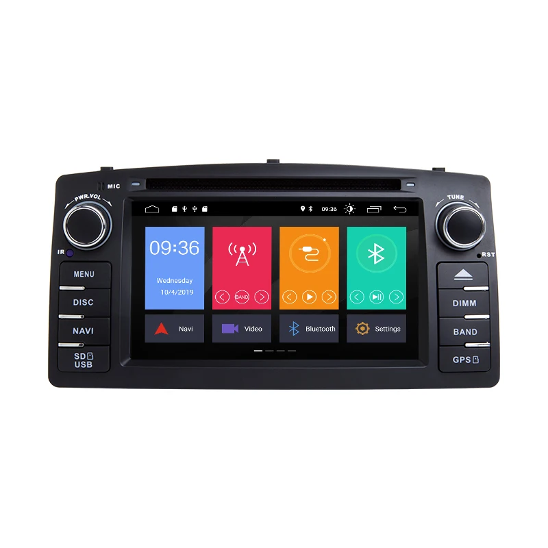 Автомобильный мультимедийный плеер Xonrich 2Din Android 9 0 для Toyota Corolla E120 BYD F3 Стерео GPS DVD