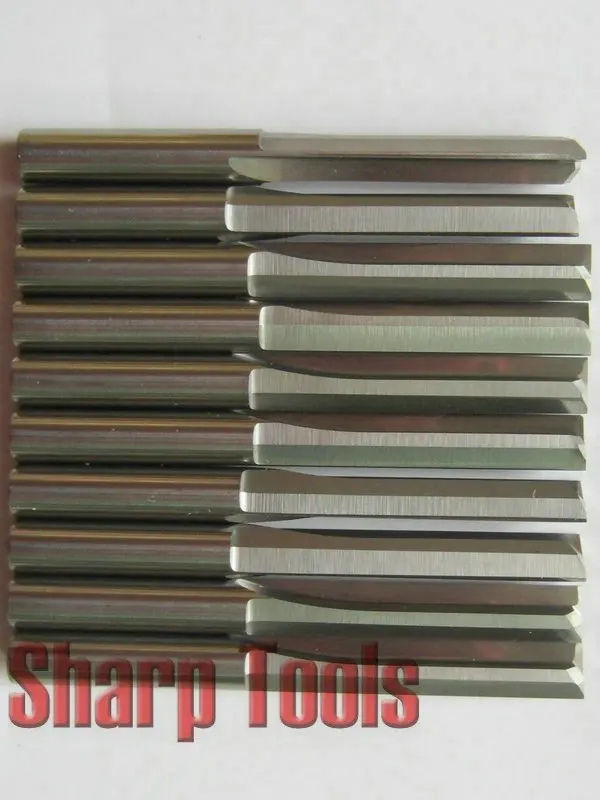 10 шт. 6*32 мм две прямые стружечные канавки фрезерные инструменты с ЧПУ