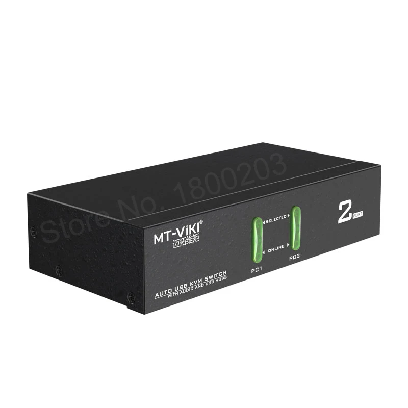 MT Viki проводной переключатель vga usb KVM с 2 портами новый дизайн дистанционное