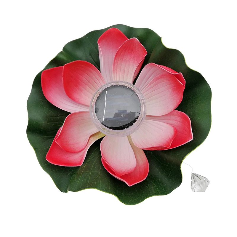 Солнечная Светодиодные Lotus Фонари воды float свет красочный LED Плавающий цветок праздник лампа для Двор садовый пруд бассейн ночник jinle