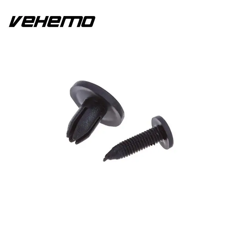Vehemo 100 шт. 6 мм автомобильное отверстие пластиковый Заклепки Крепеж бампер