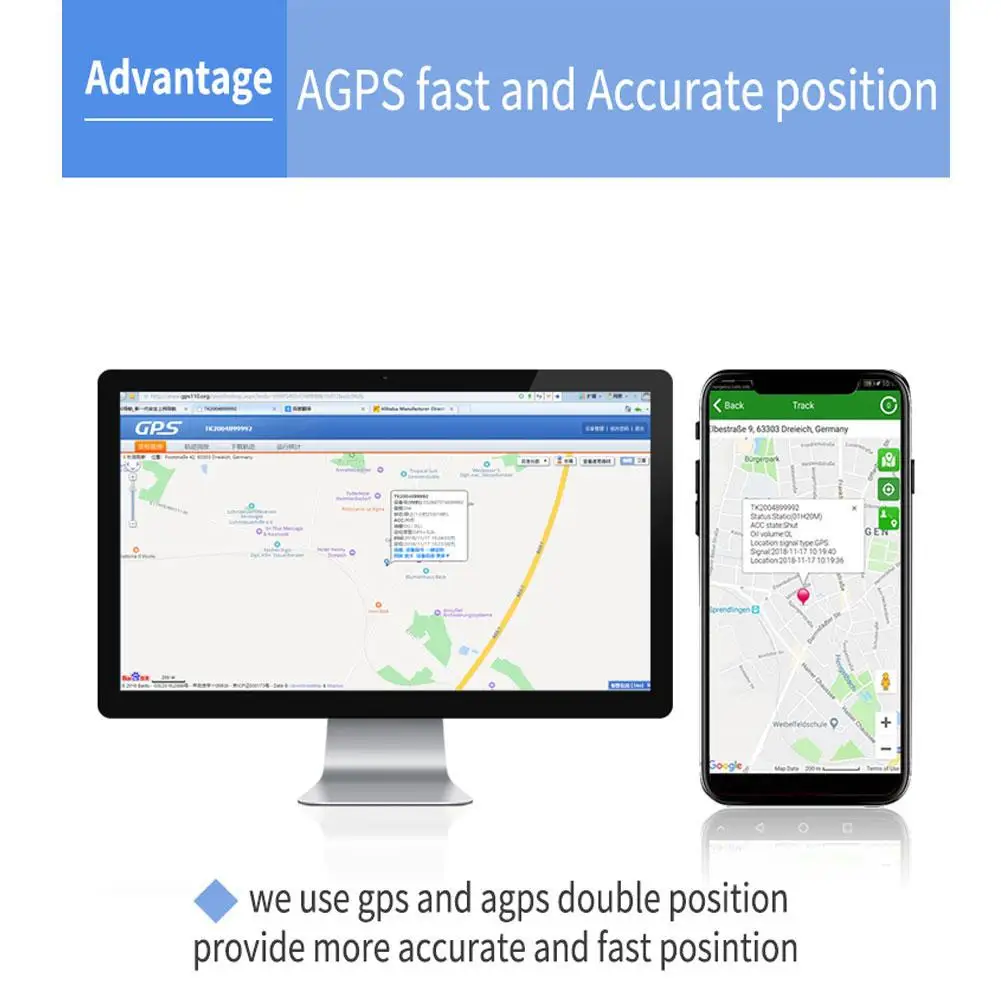 Зарядка TK306 автомобильный OBD gps трекер подключи и играй автомобильный трекер OBD2 трекер в реальном времени локатор с SOS сигнализация гео-забор