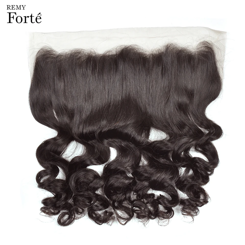 Remy Forte, свободные волнистые пряди, с застежкой, 30 дюймов, пряди с фронтальной частью, бразильские волосы, вплетаемые пряди, 3/4 пряди с застежкой